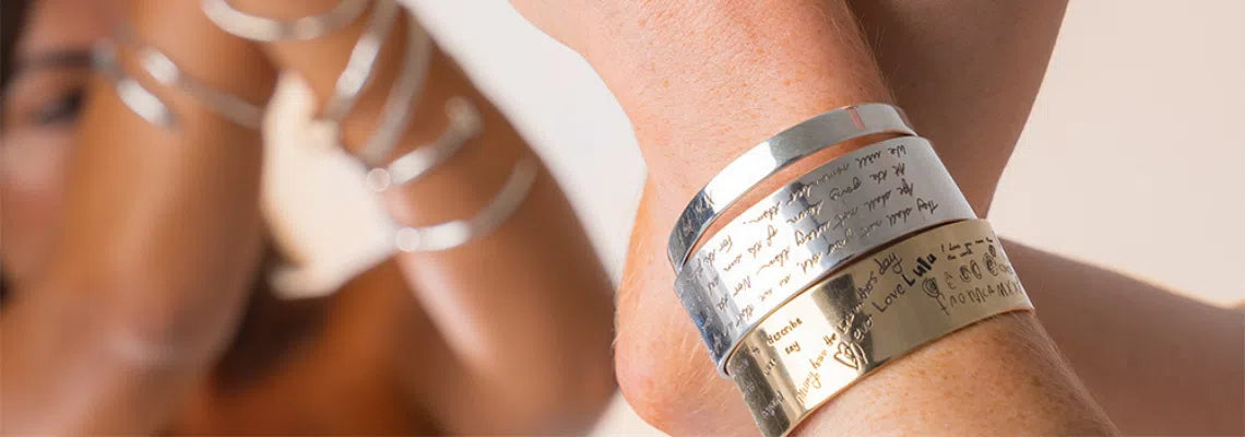 Personalised Bangles Cuffs by UbyKate