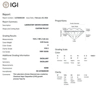 2.03 Carats | The Custom Tri- Cut Diamond by UbyKate