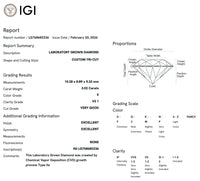 3.02 Carats | The Custom Tri- Cut Diamond by UbyKate