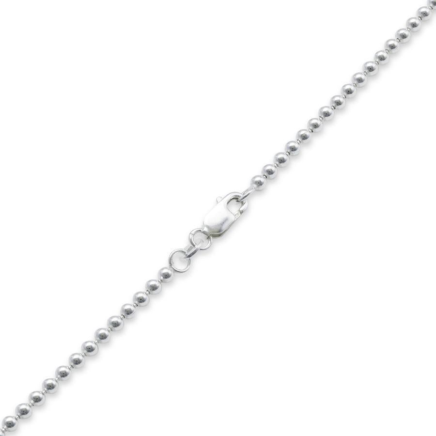 45cm Silver Ball Chain Sterling Silver Necklace UbyKate