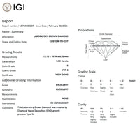 5.03 Carats | The Custom Tri- Cut Diamond by UbyKate