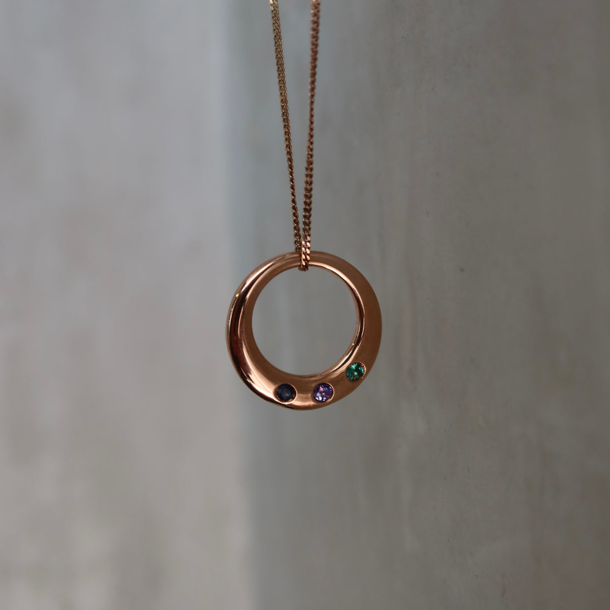 Birthstone Ubercircle - Small | 9ct Rose Gold