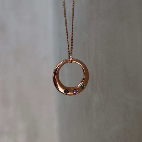 Birthstone Ubercircle - Small | 9ct Rose Gold