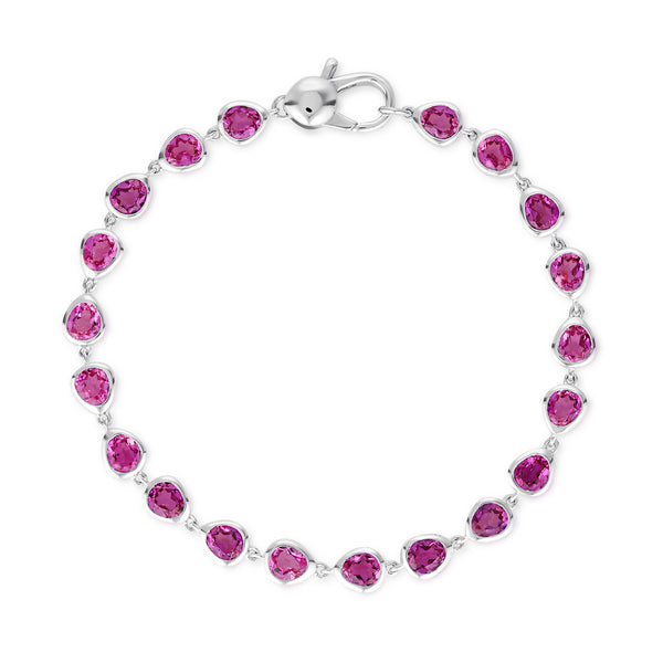 Cascade Tennis Bracelet | Fuchsia