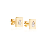 Essence Stud Earring | Rectangle