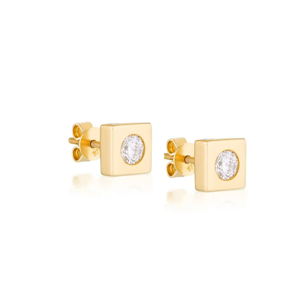 Essence Stud Earring | Square