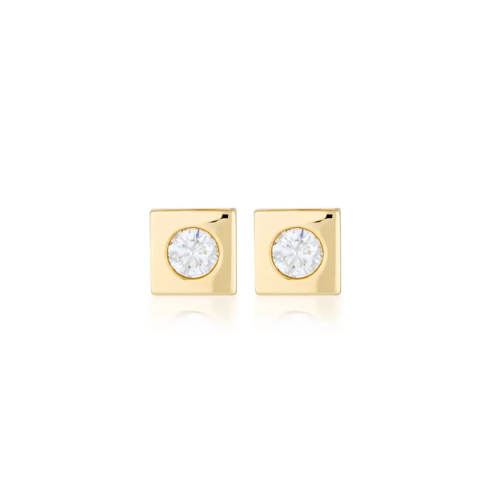 Essence Stud Earring | Square