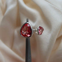 Evolution Duet Ring - Lab Pink Sapphire | One of One