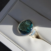 Evolution Ring London Blue Quartz - Sterling Silver