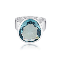 Evolution Ring London Blue Quartz - Sterling Silver