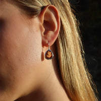 Evolution Swing Earrings - Citrine