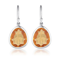 Evolution Swing Earrings - Citrine