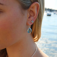 Evolution Swing Earrings - London Blue Quartz