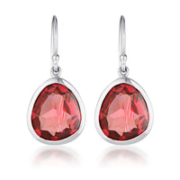 Evolution Swing Earrings - Rubellite