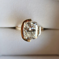 FLOAT™️ - Cushion Modified Brilliant Cut - Diamond Ring