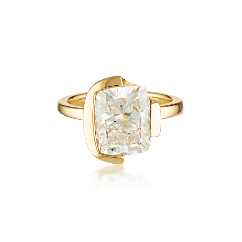 FLOAT™️ - Cushion Modified Brilliant Cut - Diamond Ring