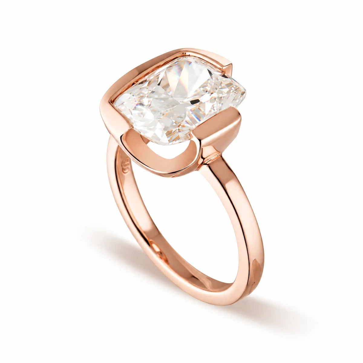 FLOAT™️ - Cushion Modified Brilliant Cut - Diamond Ring