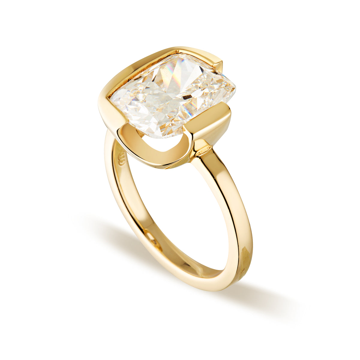 FLOAT™️ - Cushion Modified Brilliant Cut - Diamond Ring