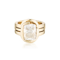 FLOAT™️ - Cushion Modified Brilliant Cut - Diamond Ring