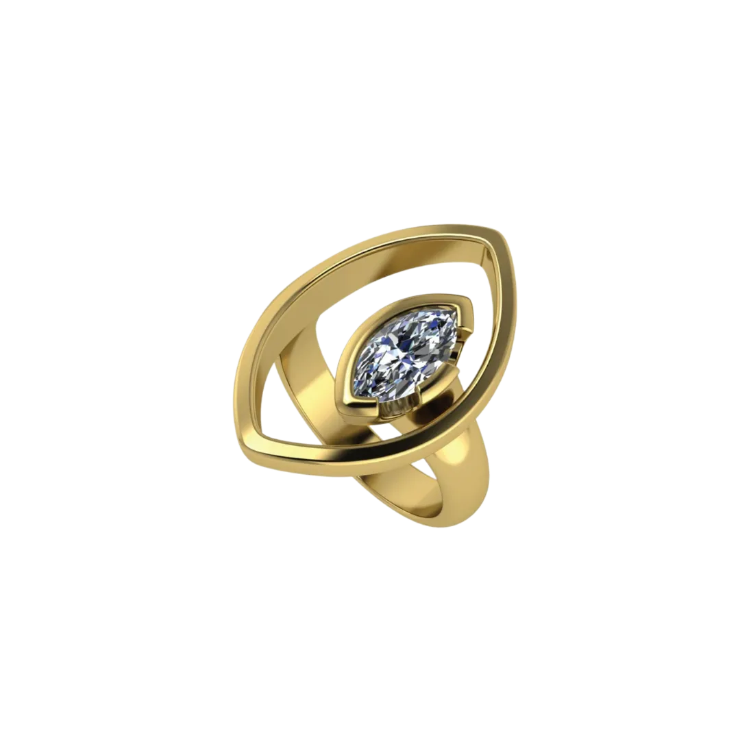 FLOAT™️ II - Oval Cut - Diamond Ring
