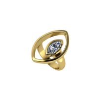 FLOAT™️ II - Oval Cut - Diamond Ring