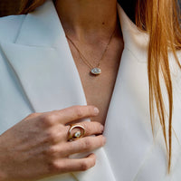 FLOAT™️ - Oval Cut - Diamond Necklace