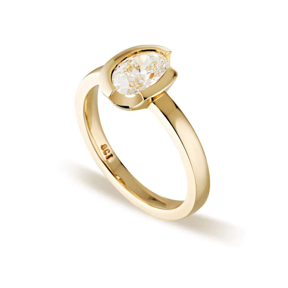FLOAT™️ - Oval Cut - Diamond Ring