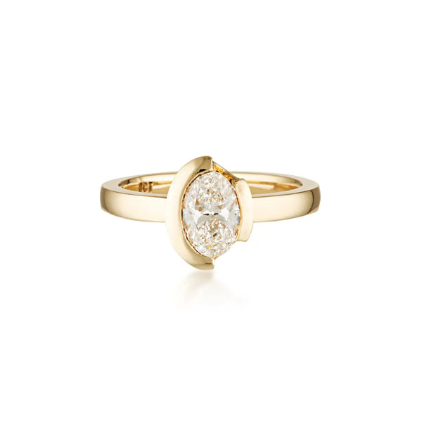 FLOAT™️ - Oval Cut - Diamond Ring