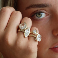 FLOAT™️ - Cushion Modified Brilliant Cut - Diamond Ring