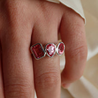 Gem Clash Gemstone Ring - Lab Pink Sapphire | One of One