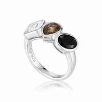 Gem Clash Gemstone Ring | Sterling Silver | Resonance