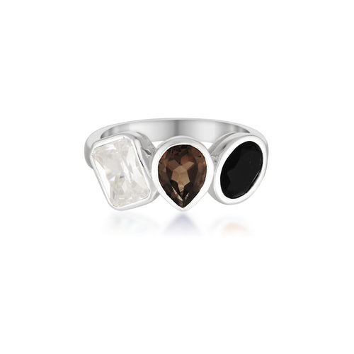 Gem Clash Gemstone Ring | Sterling Silver | Resonance