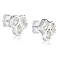 Gem Clash Gemstone Stud Earrings | Sterling Silver | Ritual