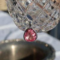 Gemstone Adornment - Sterling Silver / Rosie Corundum