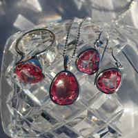 Gemstone Adornment - Sterling Silver / Rosie Corundum