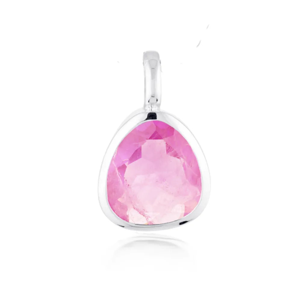 Gemstone Adornment - Sterling Silver / Rosie Corundum