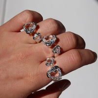 Everyday Gemstone Duet Ring | White Sapphire
