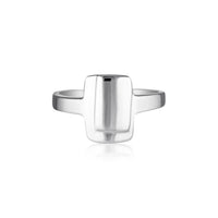 Inner Door Signet Ring Sterling Silver