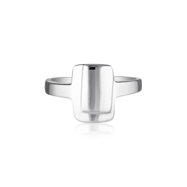 Inner Door Signet Ring Sterling Silver