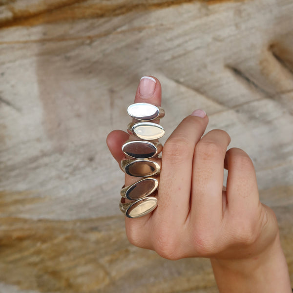 Limited Release | The Chunky Oval Signet Ring - Sterling Silver
