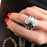 Living Ring - Aquamarine