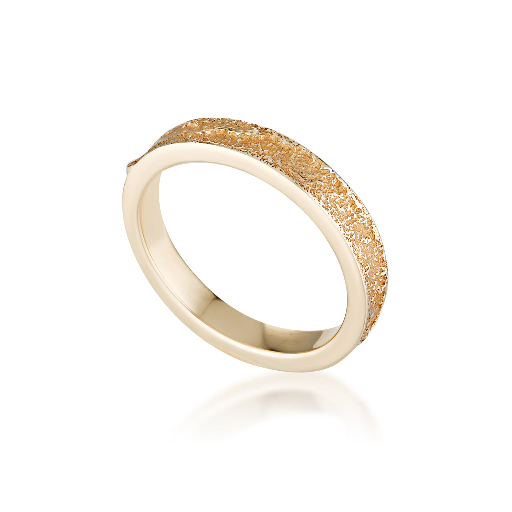Not A Boring Wedder | 9ct Yellow Gold | Size T