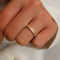 Not A Boring Wedder | 9ct Yellow Gold | Size T