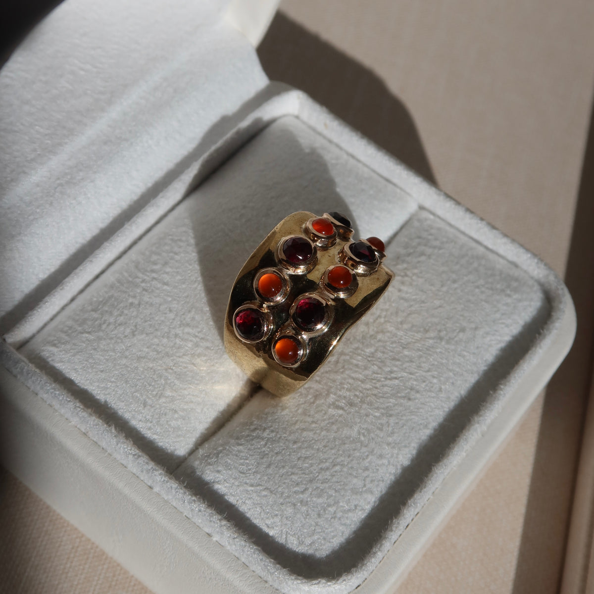 ONE OF ONE | Gemstone Wearloom Ring | 9ct Yellow Gold - Size Q