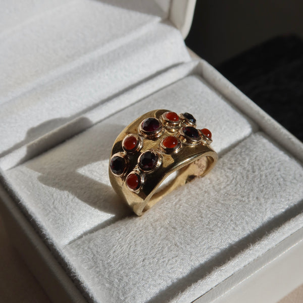 ONE OF ONE | Gemstone Wearloom Ring | 9ct Yellow Gold - Size Q