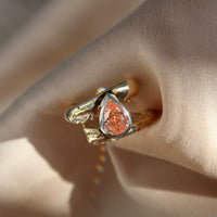 ONE OF ONE | Pink Diamond Living Vine Ring | Size P
