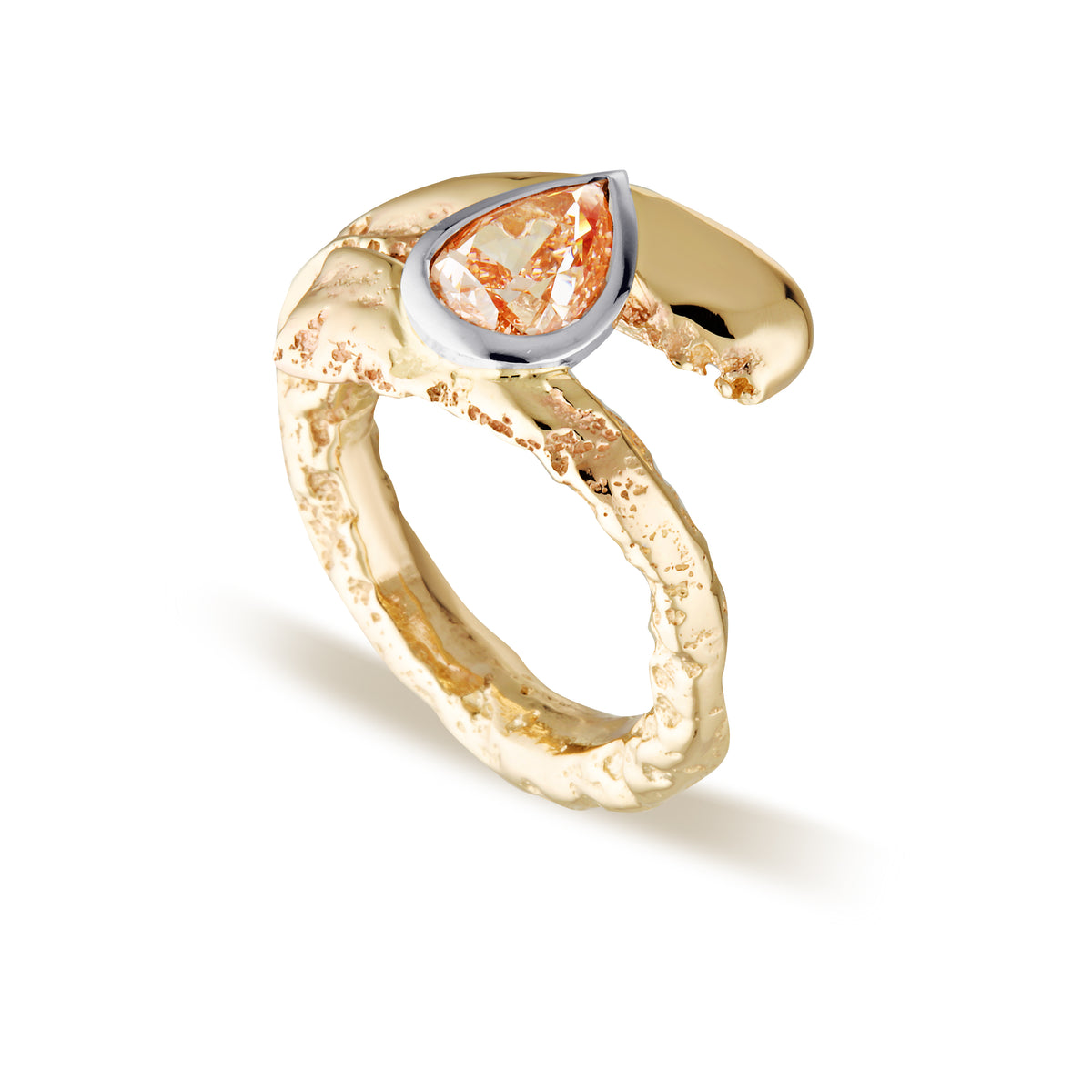 ONE OF ONE | Pink Diamond Living Vine Ring | Size P