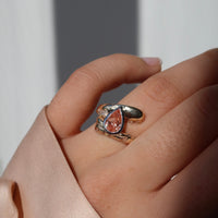ONE OF ONE | Pink Diamond Living Vine Ring | Size P