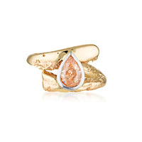 ONE OF ONE | Pink Diamond Living Vine Ring | Size P