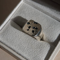 ONE OF ONE | Sandcast Square Signet Ring No. 01 | Size O